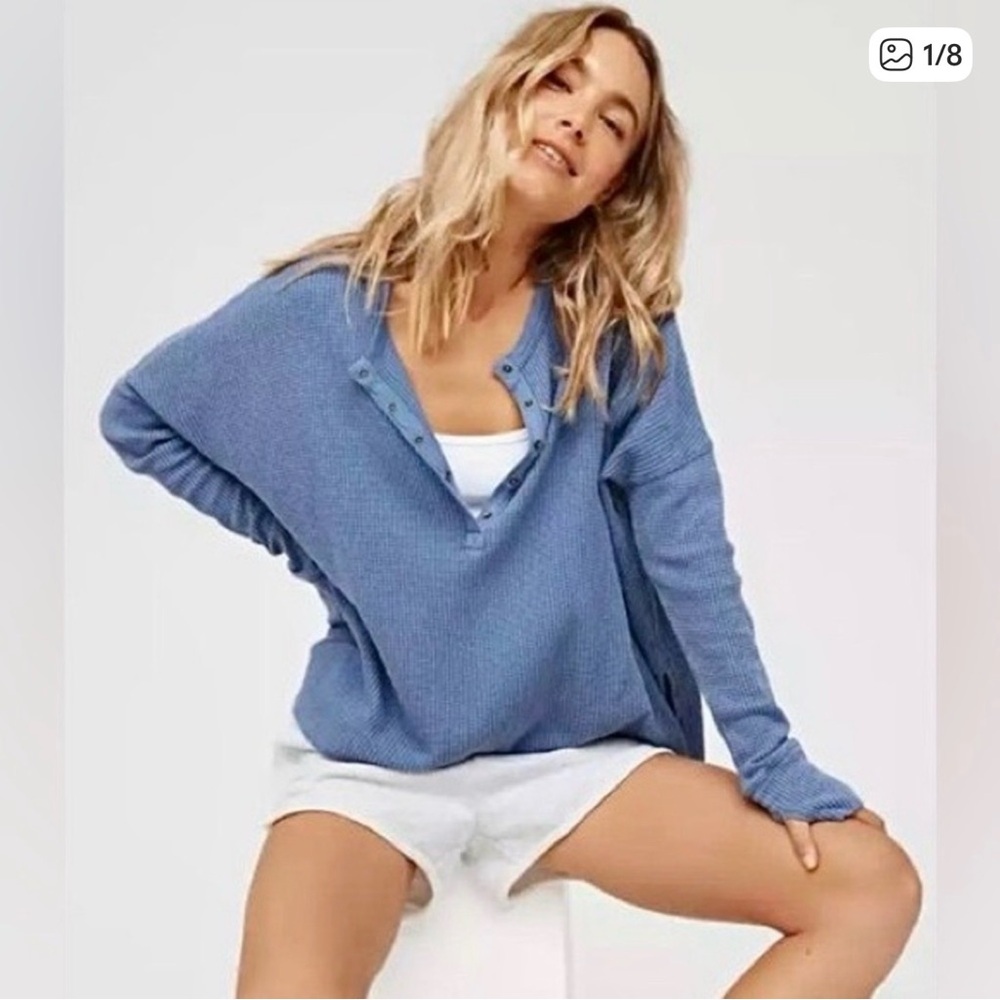 AERIE -  Offline  Aerie Woman’s Way Back Waffle Tee NWT - Size Large